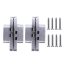 Practical Hinge Cross Door Hinge Stainless Steel Open 180 degree Door Invis