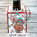 2pcs DIY Cute Christmas Elk Deer Stamp Metal Cutting Die Silicone Seal (C) A