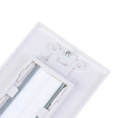 1 PCS White Brush Panel Opening Decor Cable Wire Wall Plate Face PlateB Bj