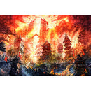 1000pcs DIY Paper Jigsaw Flame Tower Puzzle Toys Educational Picture Decor