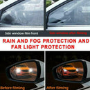2X Car Rearview Mirror Glass Film Waterproof Anti-Fog Window Membrane