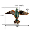 Trendy Lampwork Crafts Cute Enamel Birds Brooches For Women Fashion Jewelry