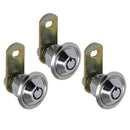 2 Pieces 1-1/8 Tubular Cam Lock 180Deg & 2Key for Cabinet RV Replacement