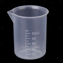 4 Pcs Food Grade Plastic Clear Graduated Measuring Cup Beaker Jug Container for