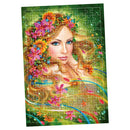 150 Paper Jigsaw Puzzles Flower Beauty Drawing for Unisex Patience Training