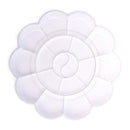White Plastic 18 Compartments Watercolor Paint Tray Mixing Palette