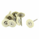 10pcs 35mmx3mm Straight Shank Polishing Buffing Wheel Brush Tool S2Z2