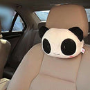 2 pcs Car Accessory Panda Car Automobile Pillow Plush Pillow Head-Rest D1P3