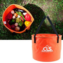 Portable Collapsible Bucket - Compact 30L/8 Gallon Large Outdoor Wash Basin Bag