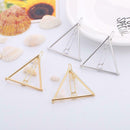 2pcs Geometric Hair Clips Women Triangle Barrettes Hairpins Jewelry Gift
