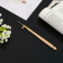 Embroidery Crochet Hook Wooden Handle French Crochet Sewing Needles Craft