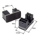 Atx 6pin Female To 6pin Male 180 Degree Angled Power Adapter For Desktops I