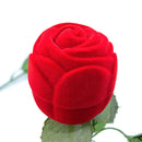 Romantic Red Rose Flower Ring Boxes Earrings Jewelry Gift Box Valentine's  OZ