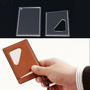 2pcs Leather Craft Acrylic Mini Card Holder Case Pattern Templates Stencils