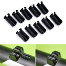 10X Bike  Brake Cable Sets Pipe Line Deduction transmission Pipe C Buckle TEES