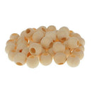 1 pack of 20 natural round DIY beads - 20mm