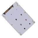 Mini SATA mSATA SSD to 2.5inch SATA Hard Disk Enclosure Adapter Card White
