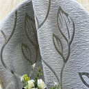 Pair Window Curtain Sheer Voile Tulle Curtain Grey 100x250cm