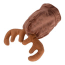 Adjustable Pet Dog Cat Reindeer Antler Hat Cap Hair Hoop Christmas Dress