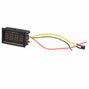 4 Digit 0.4inch Blue LED Digital Electronic Clock for Car Motorcycle Motor A