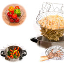 Deep Fry Basket Stainless Steel Net Round 23cm Fryer / Deep Frying / Chips VVV