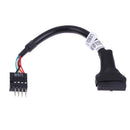 USB 3.0 20-Pin Motherboard Header Female To USB 2.0 9-Pin Male Adapter Ca %o