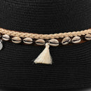 Shell Tassels Cowgirl Summer Hat Straw Hat For Women Men Western Cowboy Hat