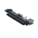 2.5" SATA Female HDD SSD USB 2.0 To 7+15Pin SATA Adapter Converter Panel +