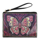 DIY Butterfly Special Shaped Diamond Painting Wristlet Wallet Women Clutch