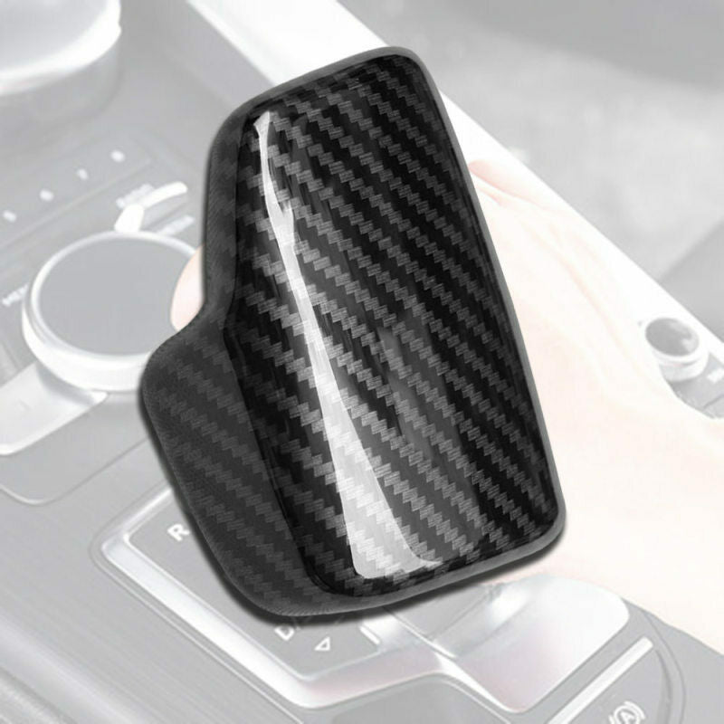 Accessories For Audi A4 B9 A5 Q5 Q7 Gear Shift Knob Cap Carbon Fiber Cover