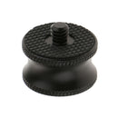 1/4 to 3/8inch Male Screw to Female Adapter Plate Converter for Tripod Black