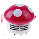 Random Mini Mushroom Corner Desk Table Dust Vacuum Cleaner Sweeper comput&+