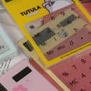 Transparent Cartoon 8digit Solar Energy Mini Portable Calculator School SupplyOZ
