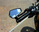 Universal Motorcycle 7/8'' 22mm Aluminum Rear View Side Mirror Handle Bar End