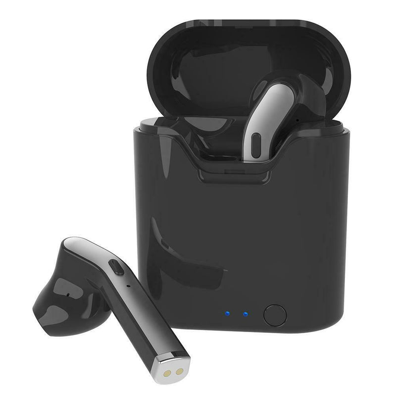 H17T TWS Wireless Bluetooth Bass Stereo Headset with Charging Case (Black) A