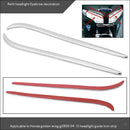 1 Pair Chrome Front Headlight Eyebrows Decor Trim For  Jinyi Gl1800