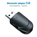 USB 5.0 Bluetooth Receiver Adapter 3.5mm AUX Stereo Speaker PC For TV Headp C2U1