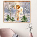 5D DIY Diamond Painting Little Angel Cross Stitch Embroidery Rhinestones