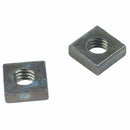 M3x5.5x2mm Zinc Plated Square Nuts Bronze Tone 100pcs I6Q5