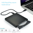 External Dvd Drive Optical Drive Usb 2.0 Cd Rom Player Cd-Rw Burner Writer RT1I8