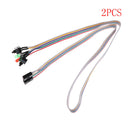 2pcs 65cm Long Power Button Switch Cable for PC Reset Computer 3C