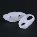 1pair Silicone Dual Ring Little Thumb Toes Varus Spacer Foot Care Tool