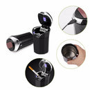 3 In 1 Rechargeable Car Led Ashtray Car Trash Can Removable Cigarette Light