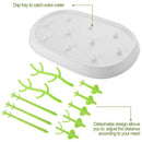 1 Set Safe Detachable Baby Bottle Drying Rack Drainer Storage Shelf