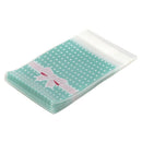 50 in 1 Pouch Point Blue Bowtie Bag for Candy Sweet Cookie L2Y7