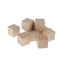 5cm Wooden Cubes, 10pcs Unfinished Square Wood Blocks for Kids Math Teaching,