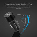 1X(Orico 15.5W Output Portable Dual Usb Ports Car Phone Charger Cigarette L
