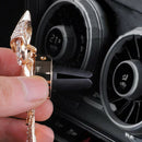 Diamond car vehicle air outlet owl perfume clip freshener diffuser ornamen FT