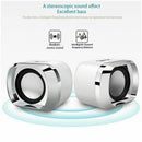 USB 2.0 Notebook Speakers Wired Stereo Mini Computer Speaker for Desktop La I2Q5
