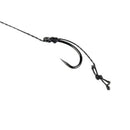 18Pcs 12lb Fishing Hair Rigs Assorted Hand Tied Carp Fishing Barbless Hooks